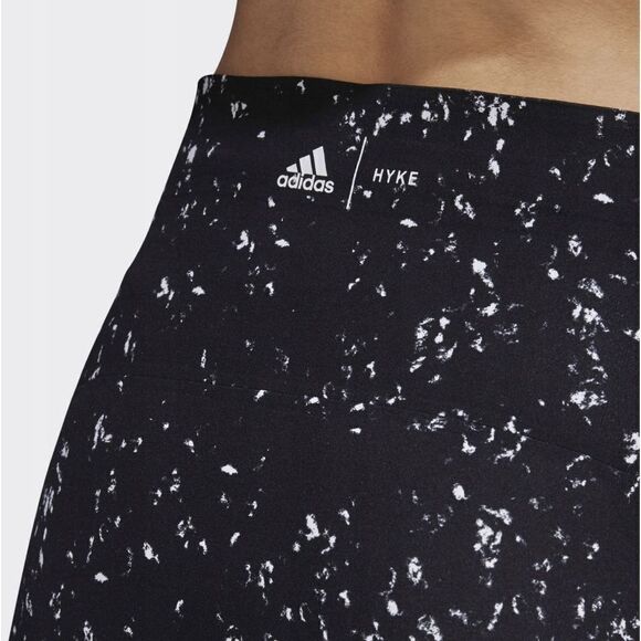 Brand New Adidas x HYKE Tokyo Black & White Marble Splattered Performance Leggin - Picture 6 of 9